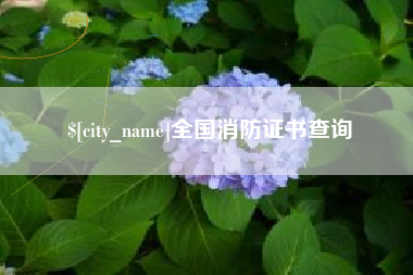 福鼎全国消防证书查询