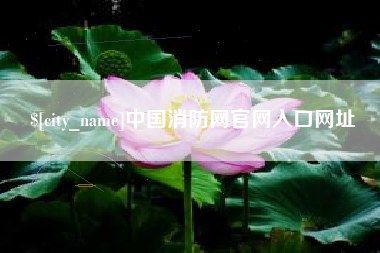 福鼎中国消防网官网入口网址