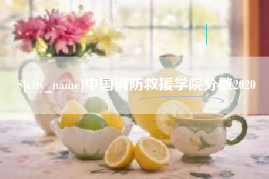 福鼎中国消防救援学院分数2020