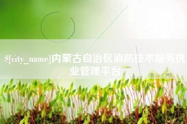 福鼎内蒙古自治区消防技术服务执业管理平台