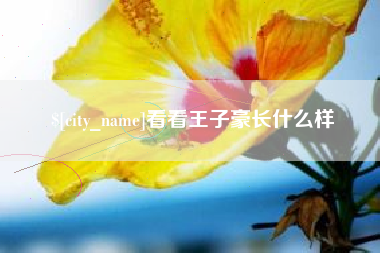 福鼎看看王子豪长什么样