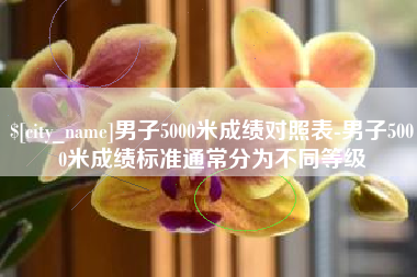 福鼎男子5000米成绩对照表-男子5000米成绩标准通常分为不同等级