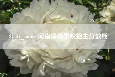 福鼎河南消防学校招生分数线