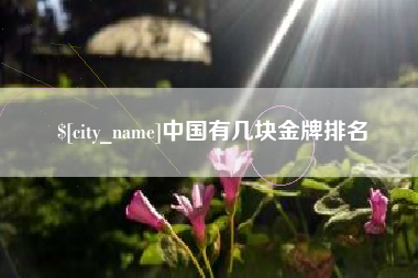 福鼎中国有几块金牌排名