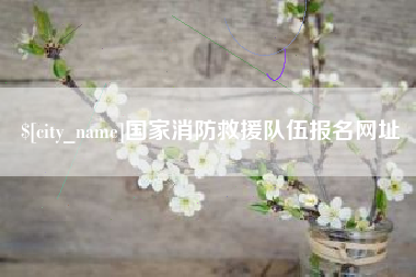 福鼎国家消防救援队伍报名网址