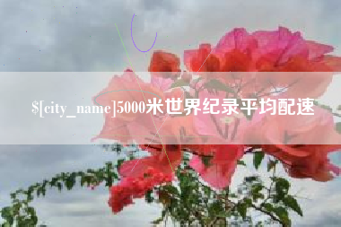 福鼎5000米世界纪录平均配速