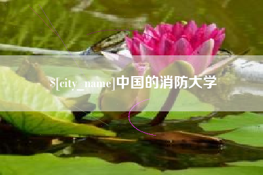 福鼎中国的消防大学