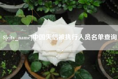 福鼎中国失信被执行人员名单查询