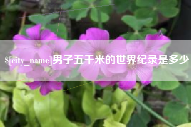 福鼎男子五千米的世界纪录是多少
