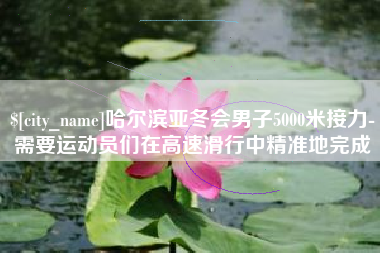 福鼎哈尔滨亚冬会男子5000米接力-需要运动员们在高速滑行中精准地完成