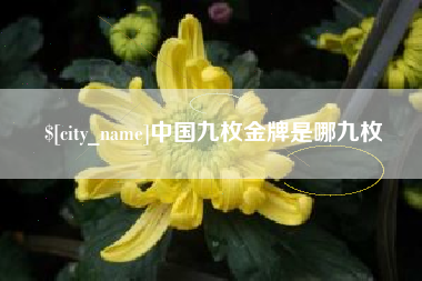 福鼎中国九枚金牌是哪九枚