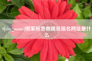 福鼎国家应急救援员报名网址是什么