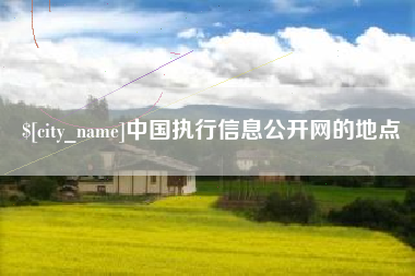 福鼎中国执行信息公开网的地点
