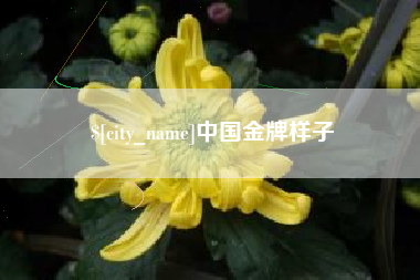 福鼎中国金牌样子